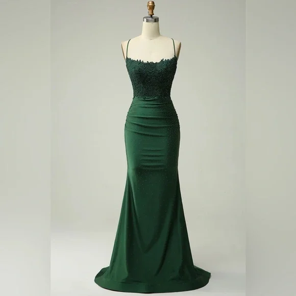 Dresses | Dark Green Prom Dress | Poshmark
